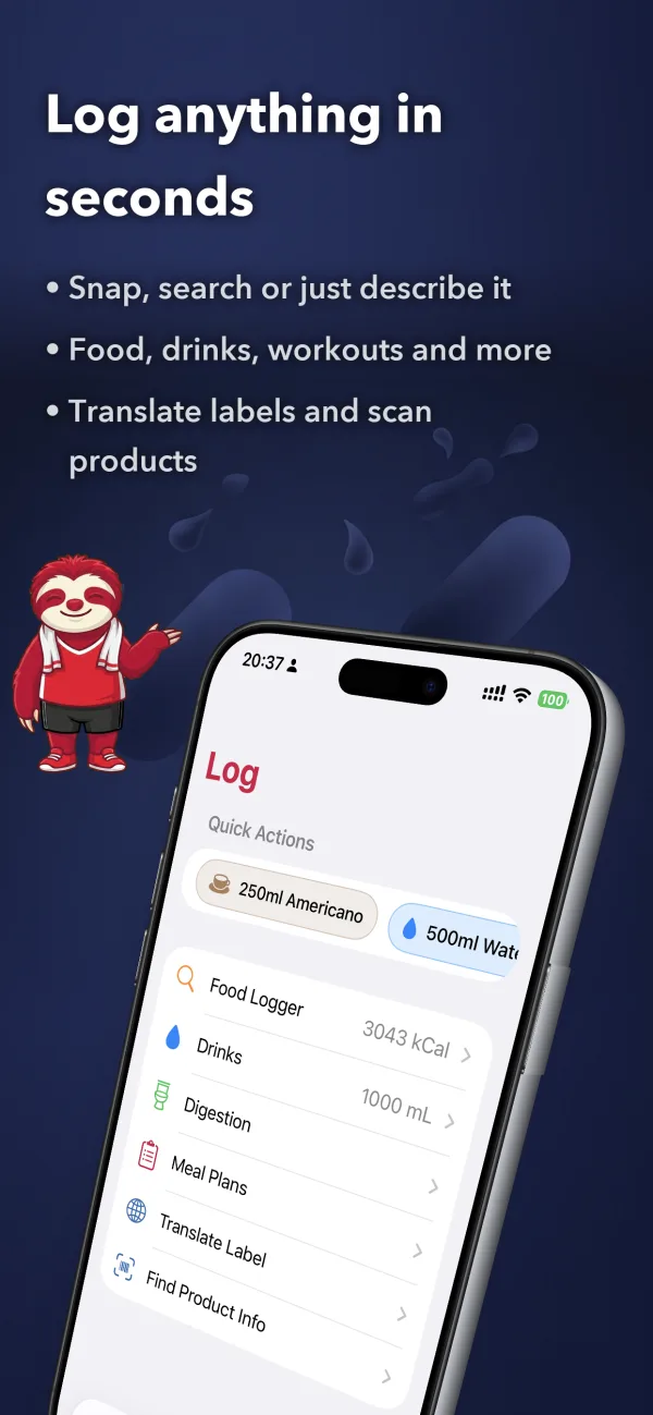 slotho Log tab